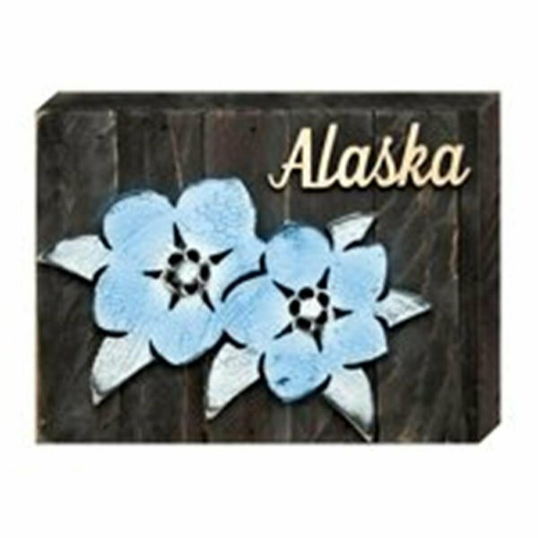 Clean Choice Alaska State Flower Art on Board Wall Decor CL3491493